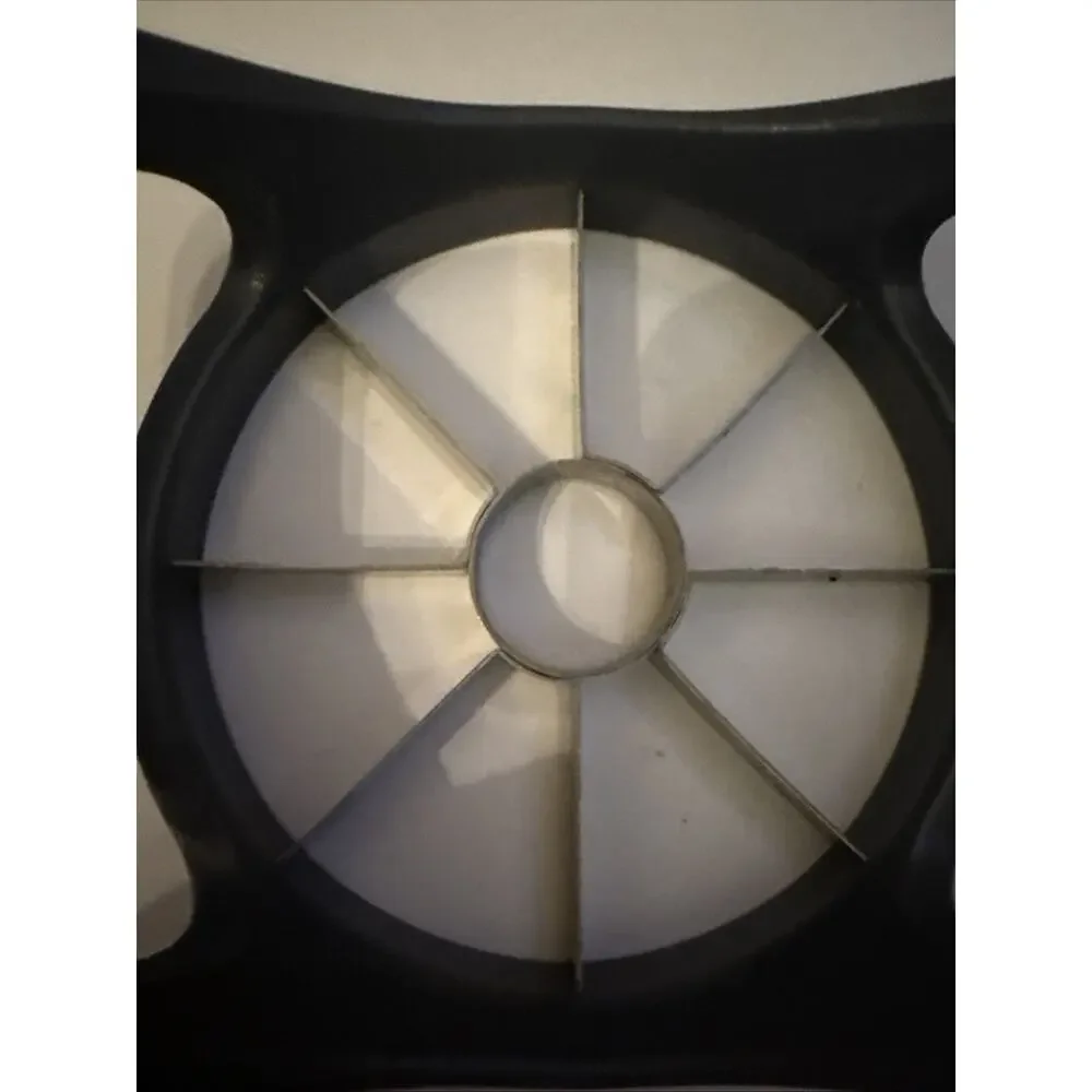 8-Wedge Stainless Steel Apple Slicer and Corer, Black